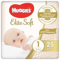 Подгузники Huggies Elite Soft 1 (3-5кг) 25 шт